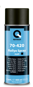 QR 70-420 Rallye spray musta matta 400ml